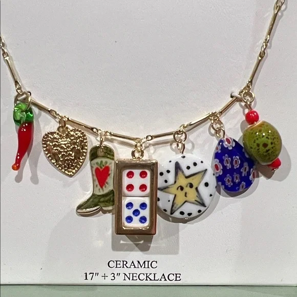 Atterri | Lucky Charms Ceramic Necklace - Picture 4 of 13
